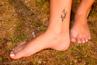 barefoot portrait